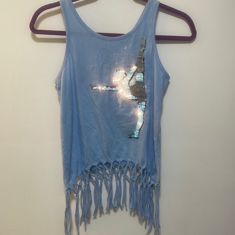 Girls Justice Active gymnastics tank size 12